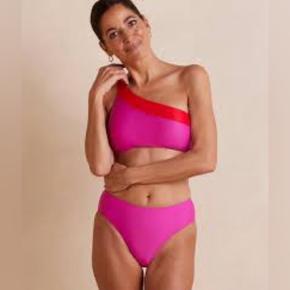 Summersalt Sidestroke Bikini - Fushia Size 2